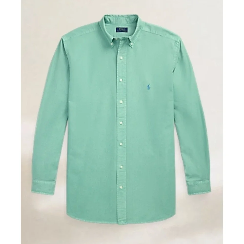 Polo Ralph Lauren Garment Dyed Green Oxford Button Down Shirt Men's Size 4XB NWT